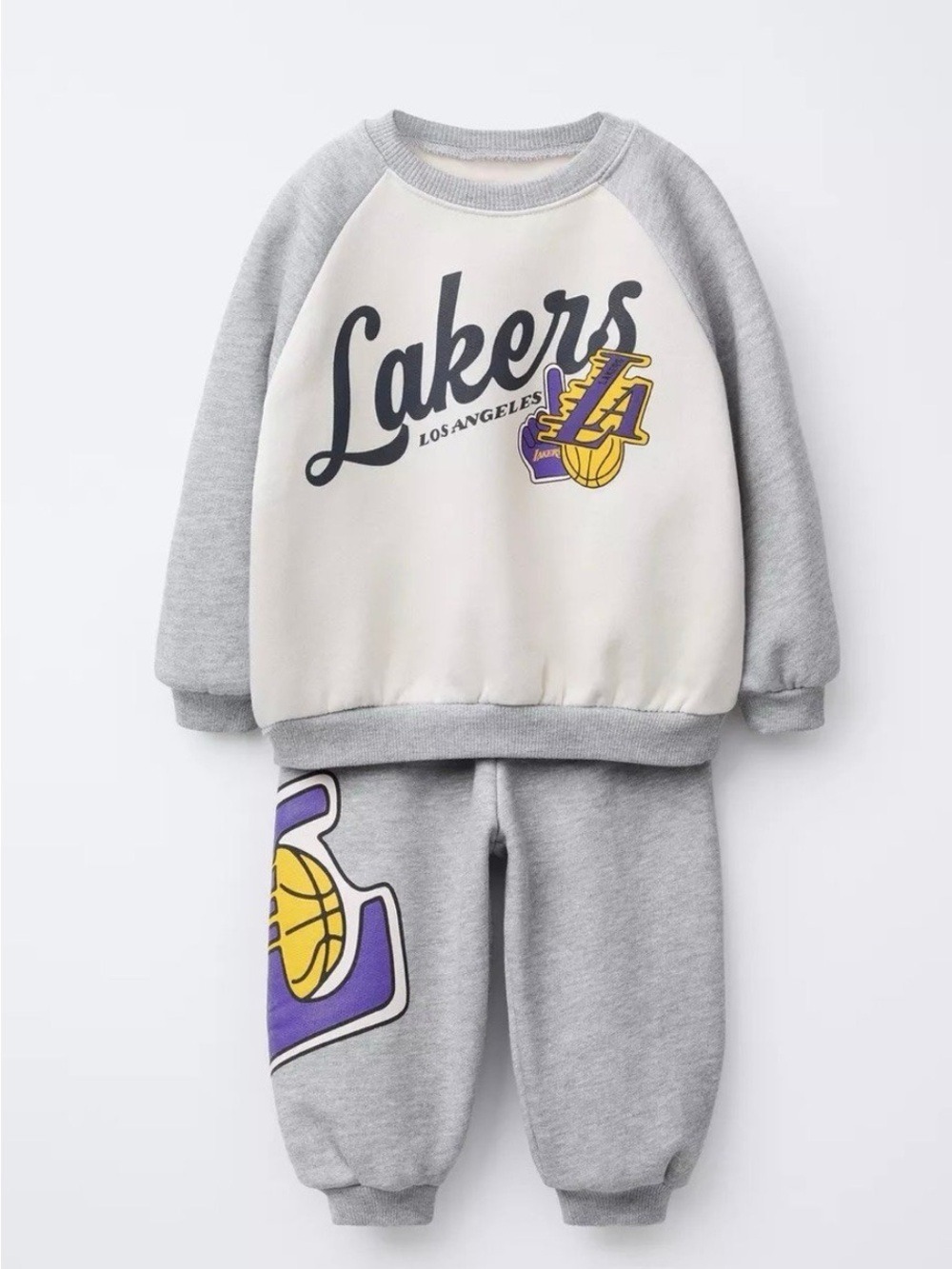 Zara Kids NBA Lakers Two Piece Sweat Set 3 Years